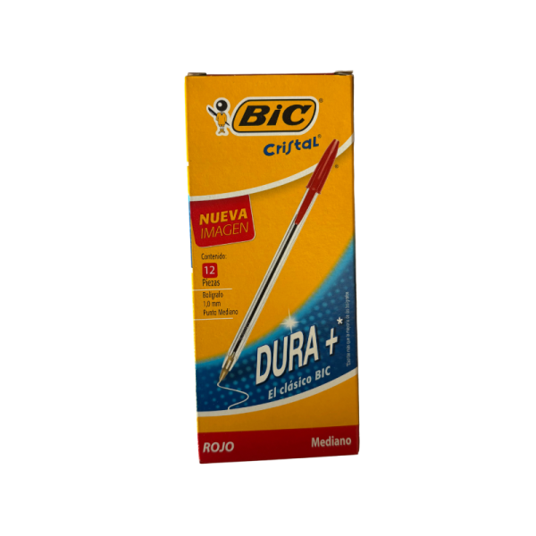 Bolígrafo Bic Cristal Rojo