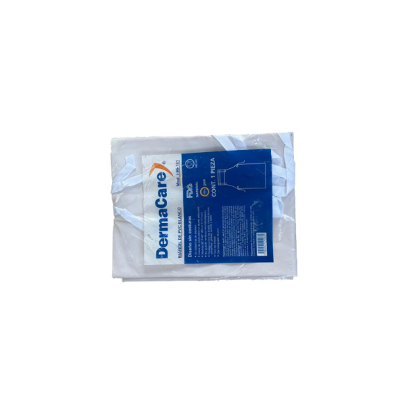 Mandil Derma PVC Blanco